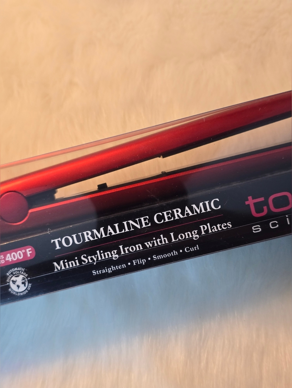 Tool Science Mini Styler Flat Hair Iron Straightener with long plates Unisex NIB - Picture 6 of 11